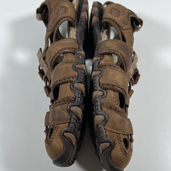 Skechers Air Comfort Leather Waterproof Hiking Walking Sandals Shoes Brown US 6 main image 8
